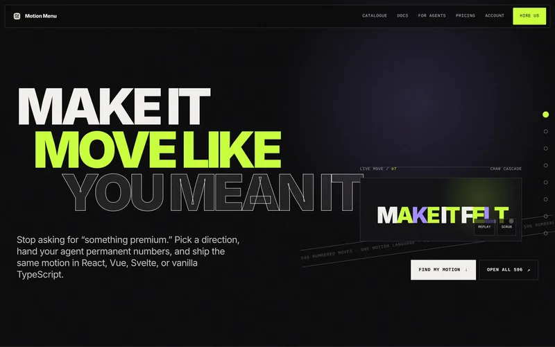 Motion Menu